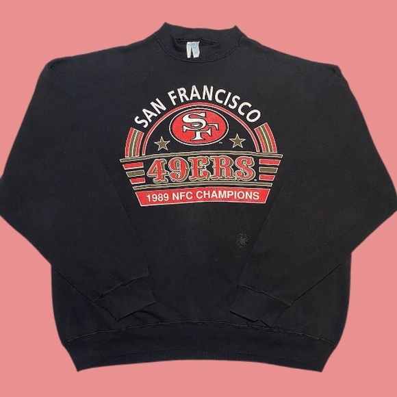 VTG SF 49ers Pullover Crewnexk Sweater - Picture 1 of 2